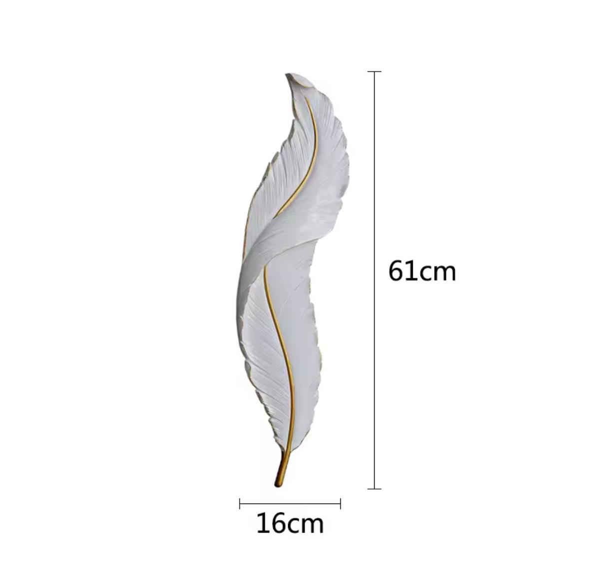 Luminária Decorativa Pluma Luminosa