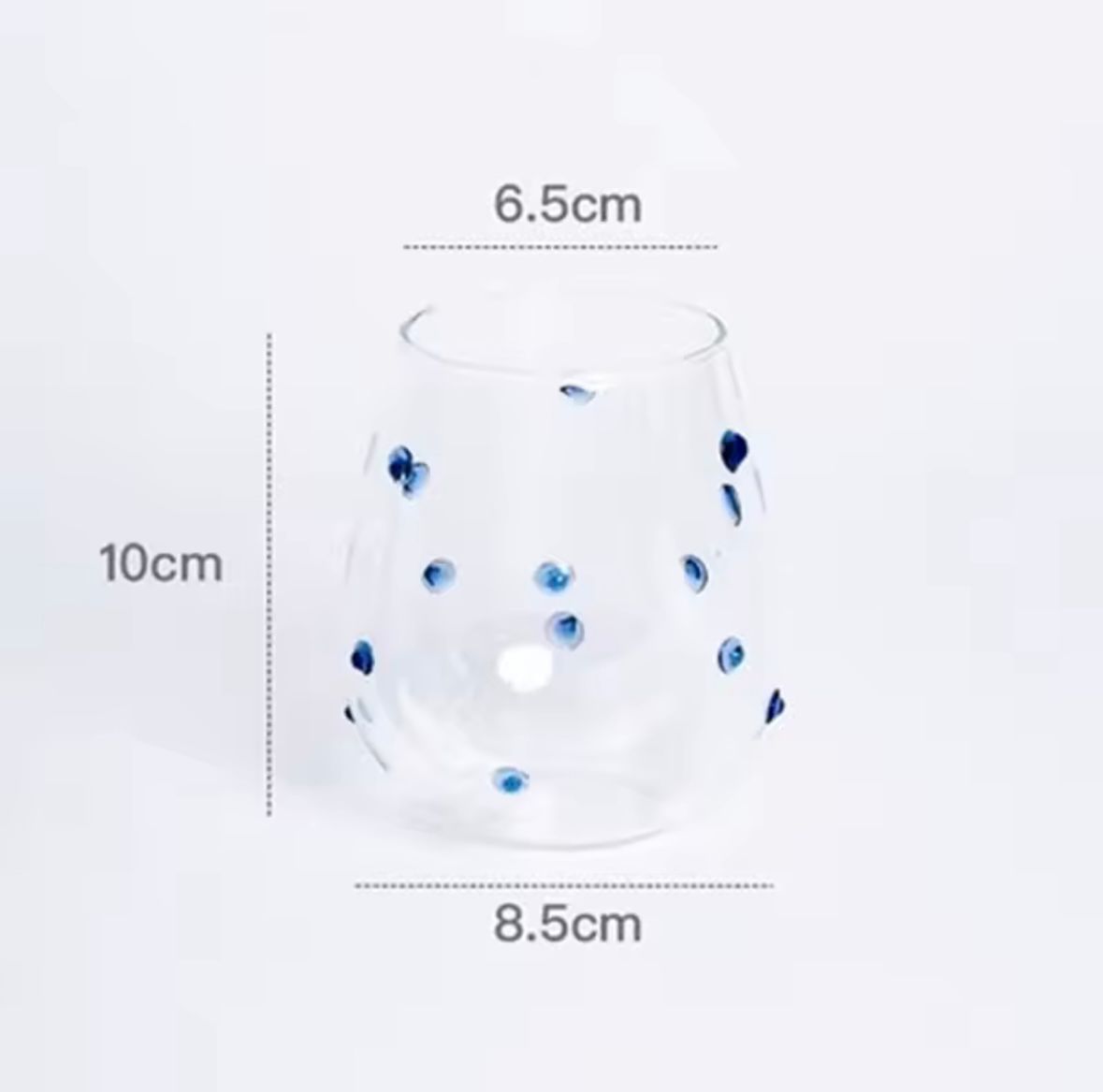 Copo de Vidro Gotas