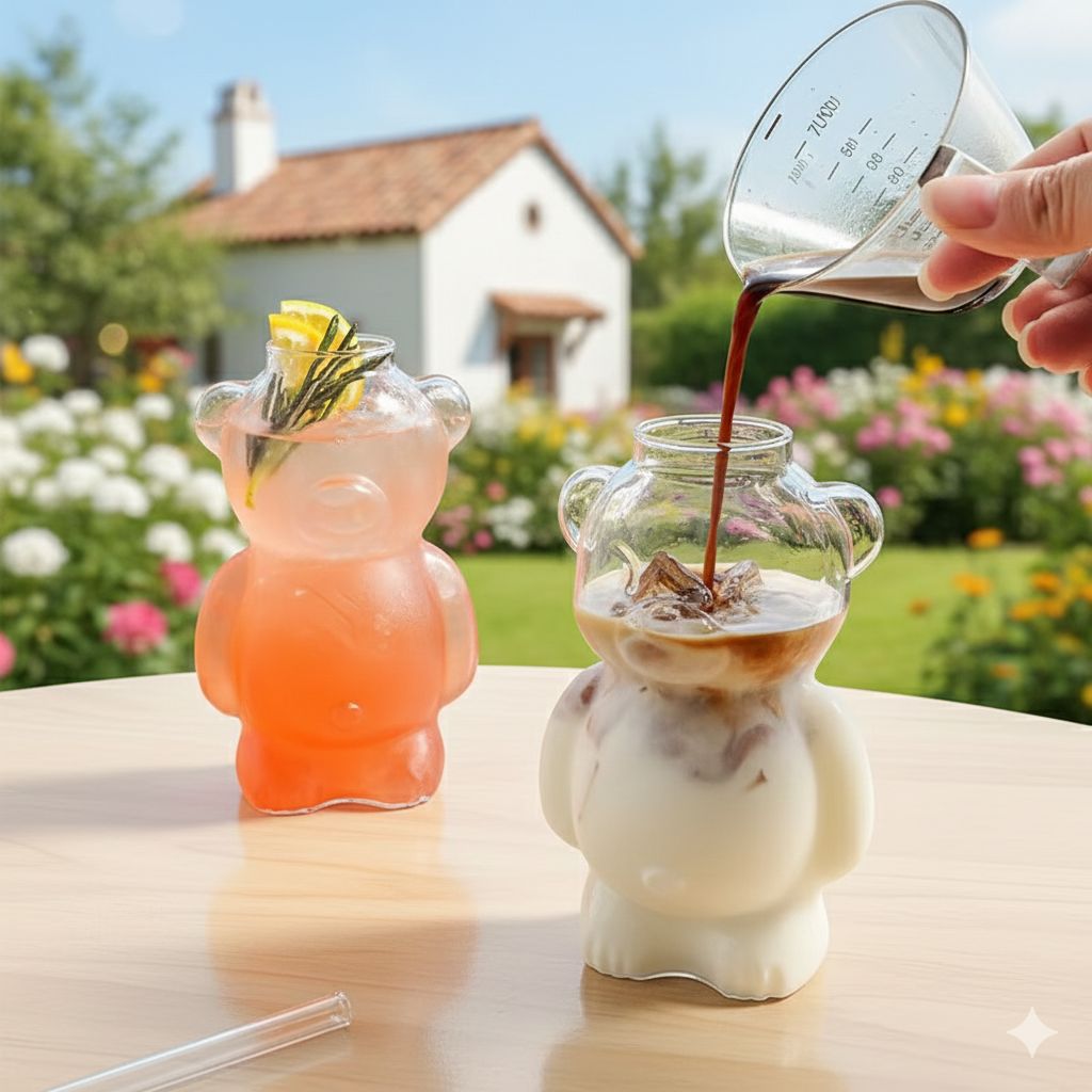 Copo Urso Aura – Vidro Escultural