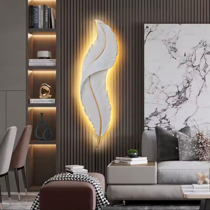 Luminária Decorativa Pluma Luminosa