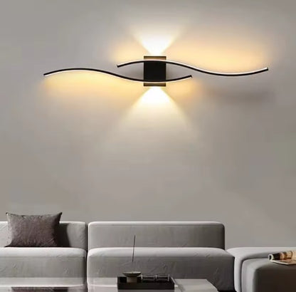 Luminária de Parede Wave Black – 60 cm